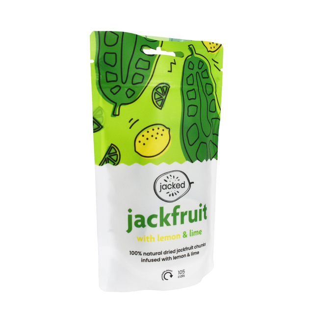 100 % recycelbare Beutel für getrocknete Jackfruits in Bio-Verpackung