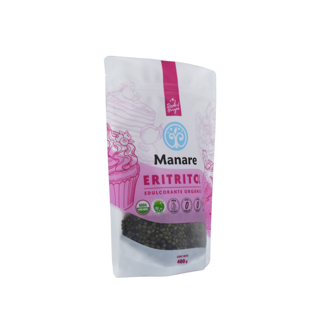 Recycelbare Standverpackung in benutzerdefinierter Größe Bio-Süßstoffbeutel