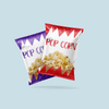 Kundenspezifische Kissenverpackung mit rückseitiger Versiegelung, recycelbarer Rollstock-Folien-Popcorn-Beutel