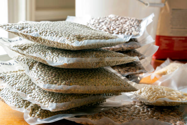 Vakuumversiegelte Beutel f&uuml;r N&uuml;sse