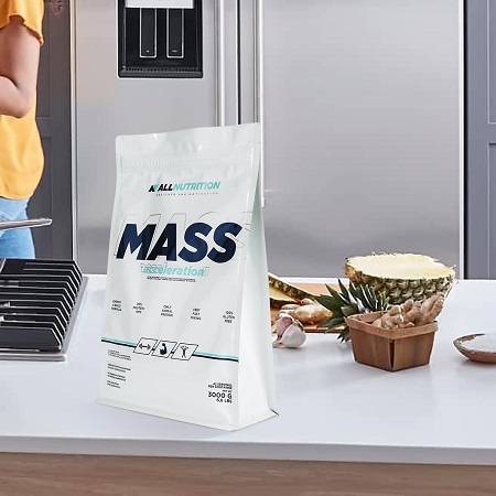 Kompostierbare Molkenproteinbeutel mit flachem Boden