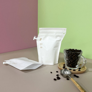 250 ml 500 ml tragbarer Pour-Over-Kaffeebrauer Ziplock wiederverwendbare Kaffeebrauenbeutel