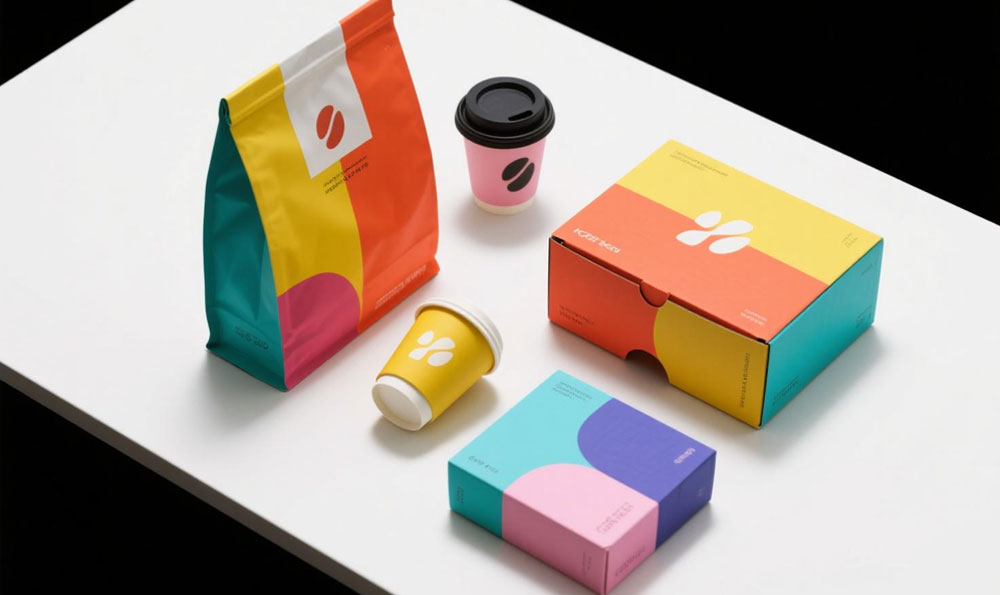 Kreative Kaffeeverpackung