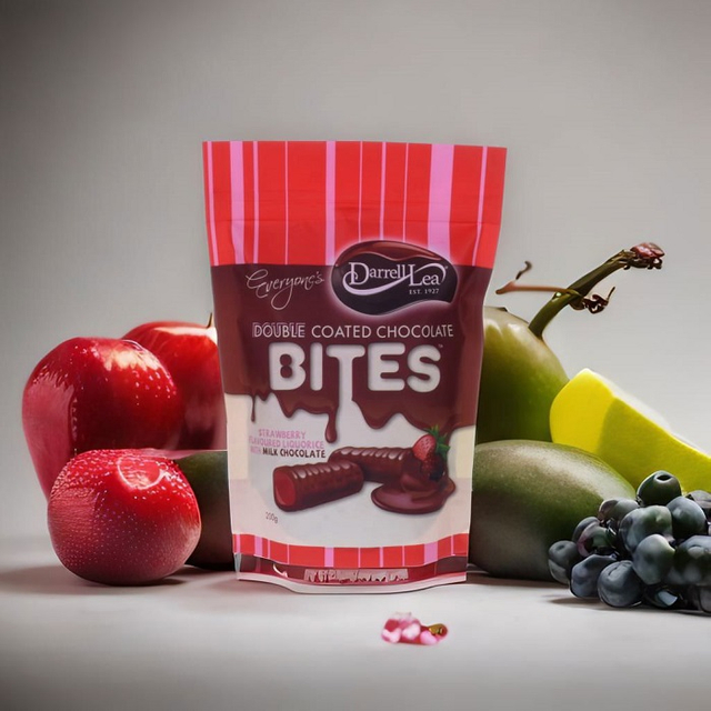 Bedruckte Schokoladenbeutel mit Markendesign, recycelbar