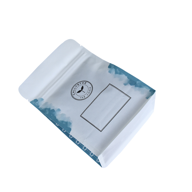 Kundenspezifischer flacher Boden Beste Bio-Grünteebeutel Großhandel