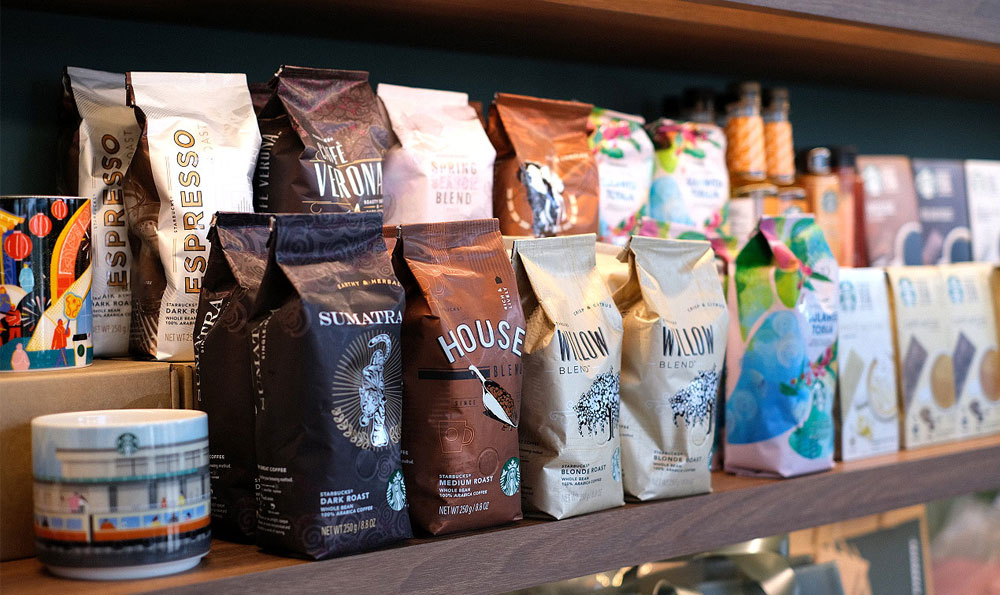 Kaffeeverpackung und -farbe