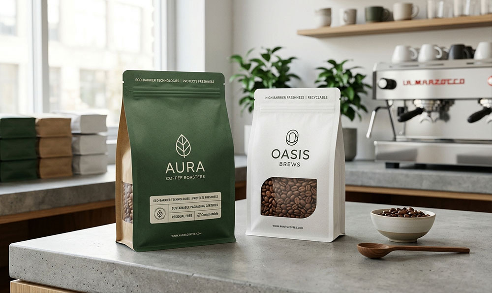 umweltfreundliche Kaffeebeutel