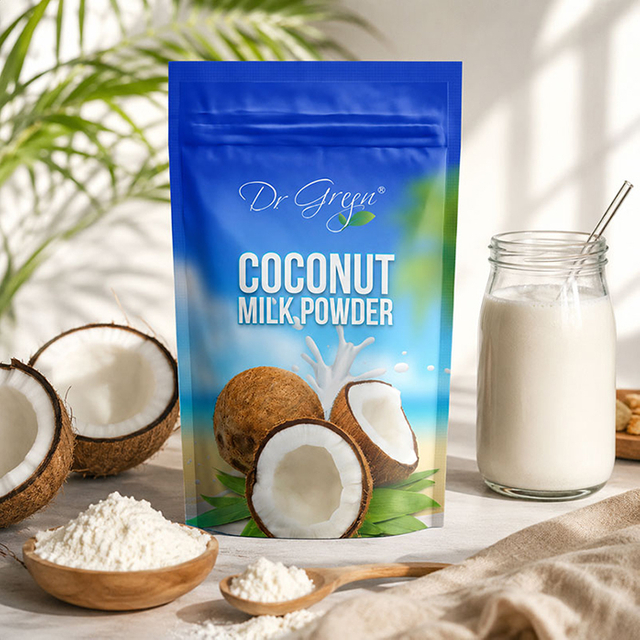 Individuell bedruckte wiederverschließbare Beutel für Bio-Kokosnusspulver