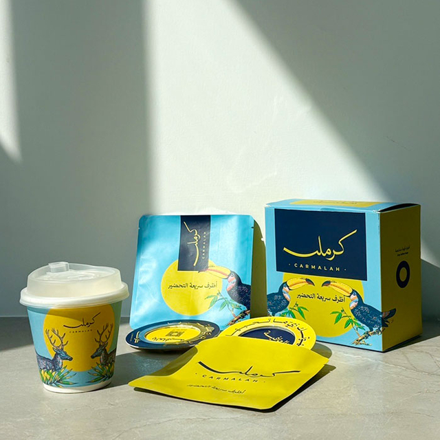 Maßgeschneiderte Tropfkaffeeverpackung