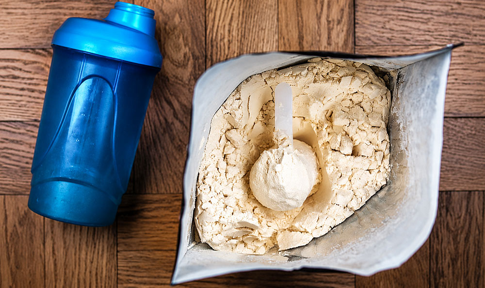 Verpackungsbeutel f&uuml;r Proteinpulver mit hoher Barriere