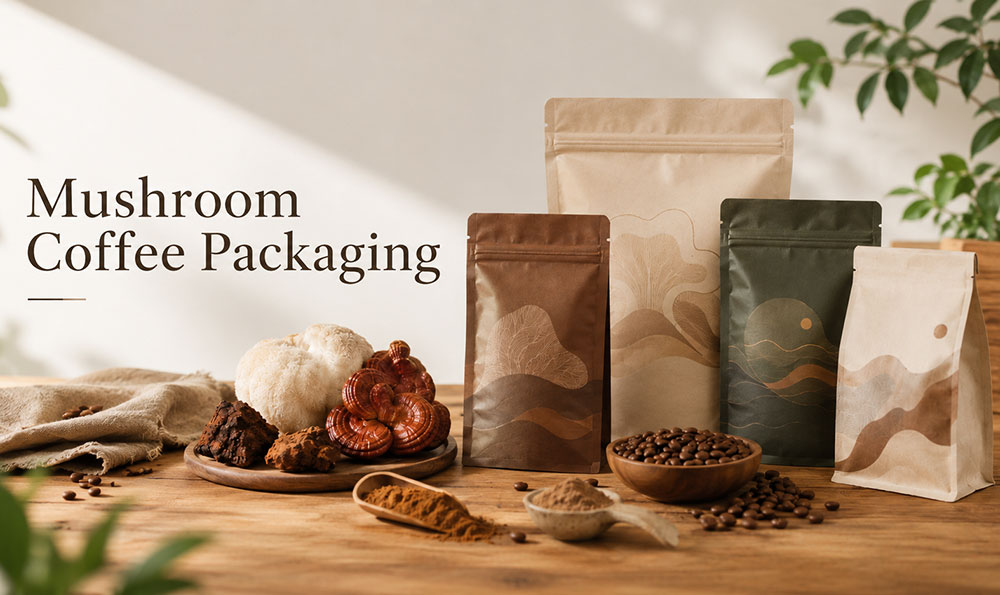 Pilzkaffeeverpackung