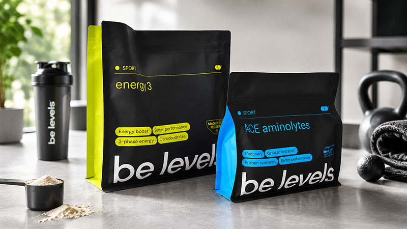 Molkenprotein-Beutelverpackung