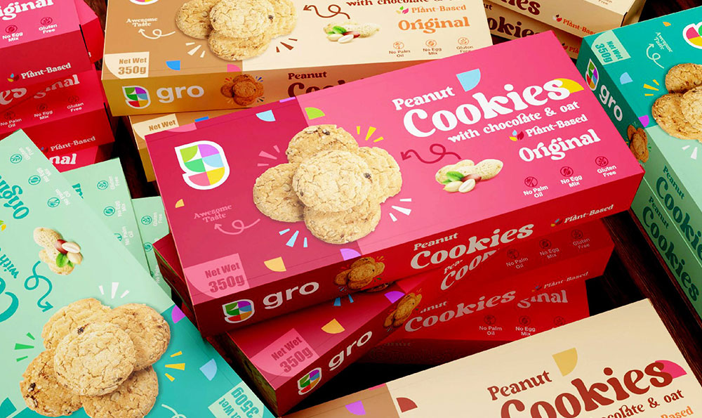 individuelle Keksverpackung