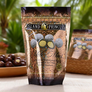 Umweltfreundliche, glänzende Standbeutel für Schokoladenkugeln